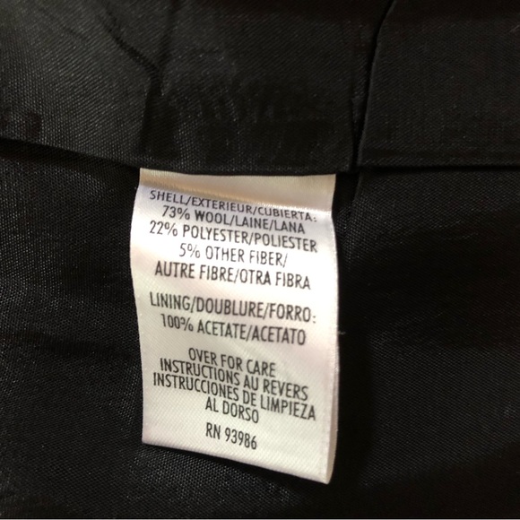 Casual Corner Annex Petite Women Tweed Suit Set/Black & White - Picture 15 of 16